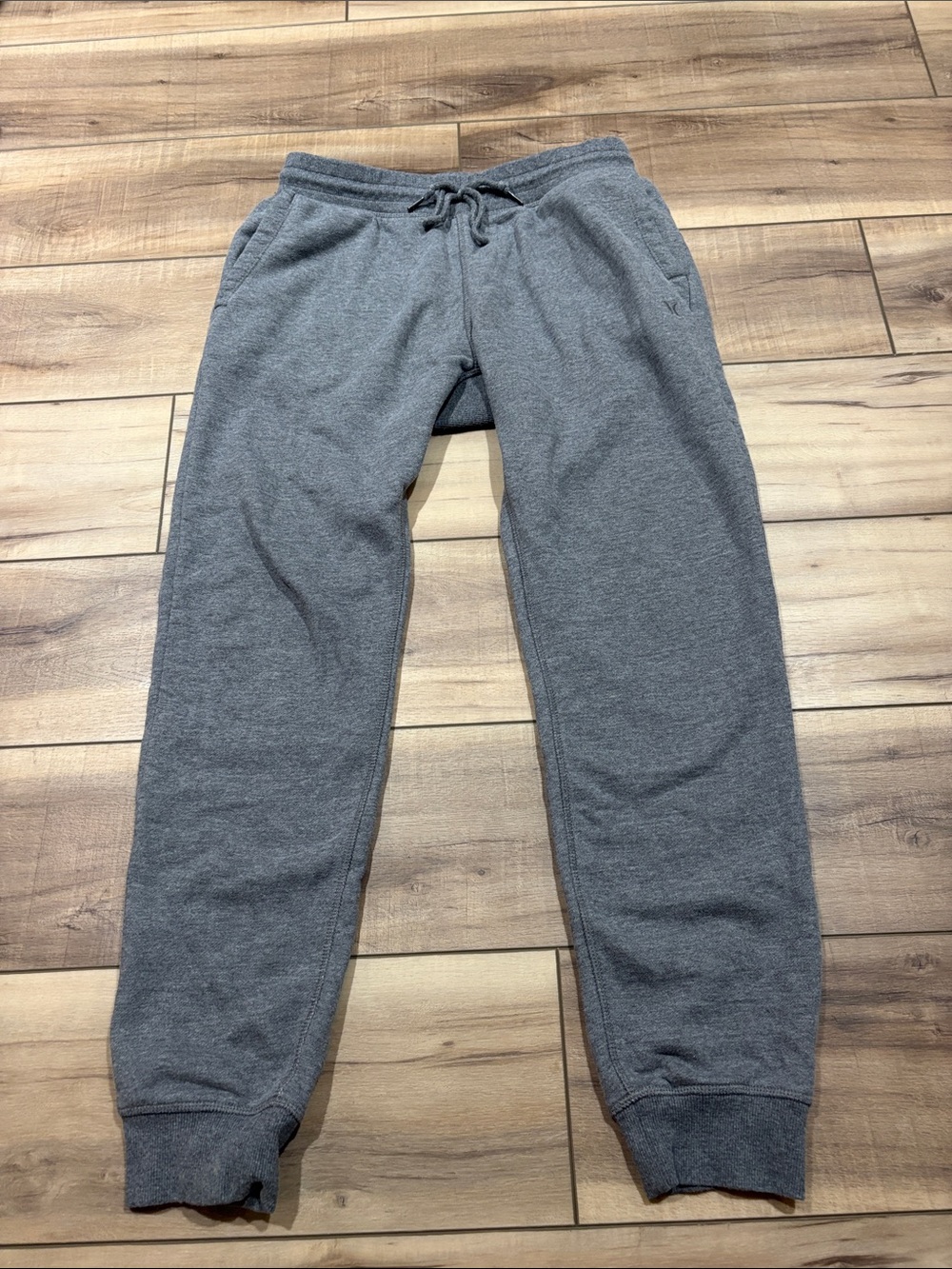 Hurley Men's Heather Gray Jogger Sweatpants